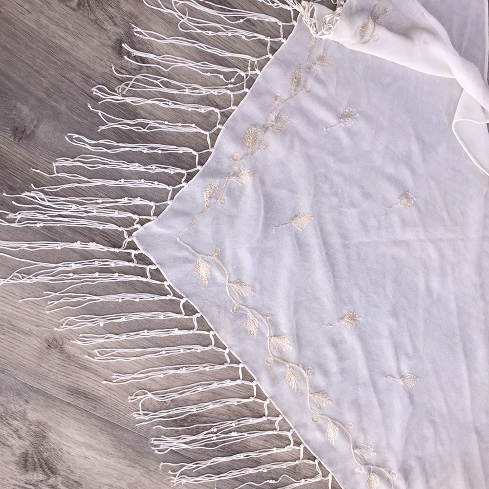 Beaded & Tasseled Wrap